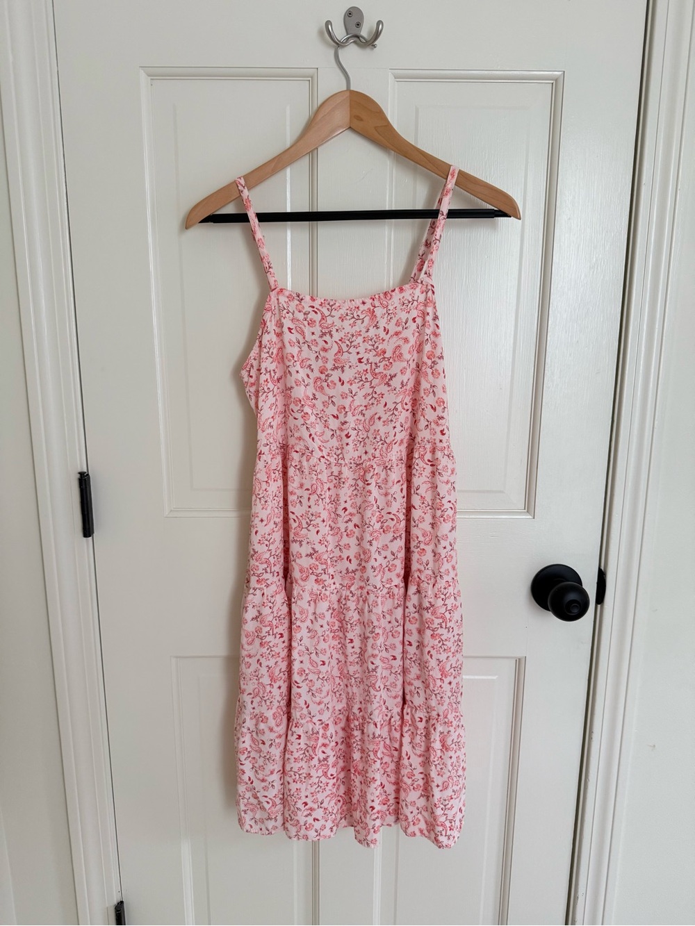 Old Navy Pink Floral Spaghetti Strap Sundress